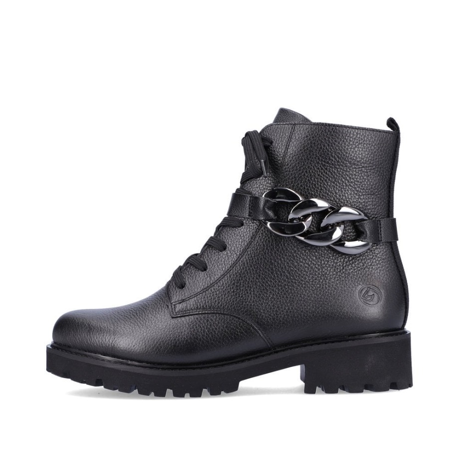 Buty Rieker Remonte D8699 Damskie Czarne