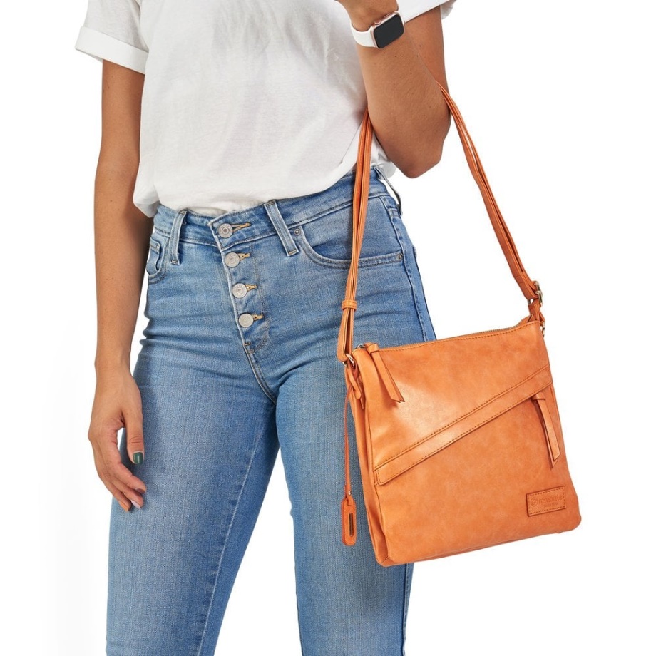 Rieker Remonte Q0702-38 Damska Pomarańczowa Torebka Pomarańczowa