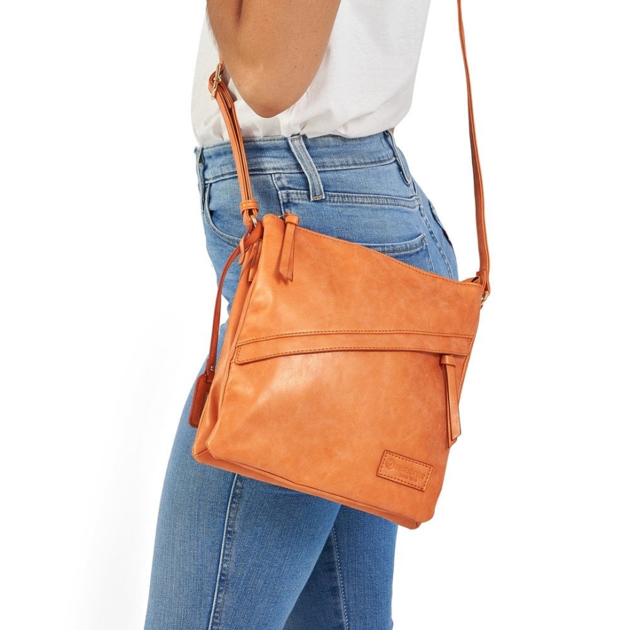 Rieker Remonte Q0702-38 Damska Pomarańczowa Torebka Pomarańczowa