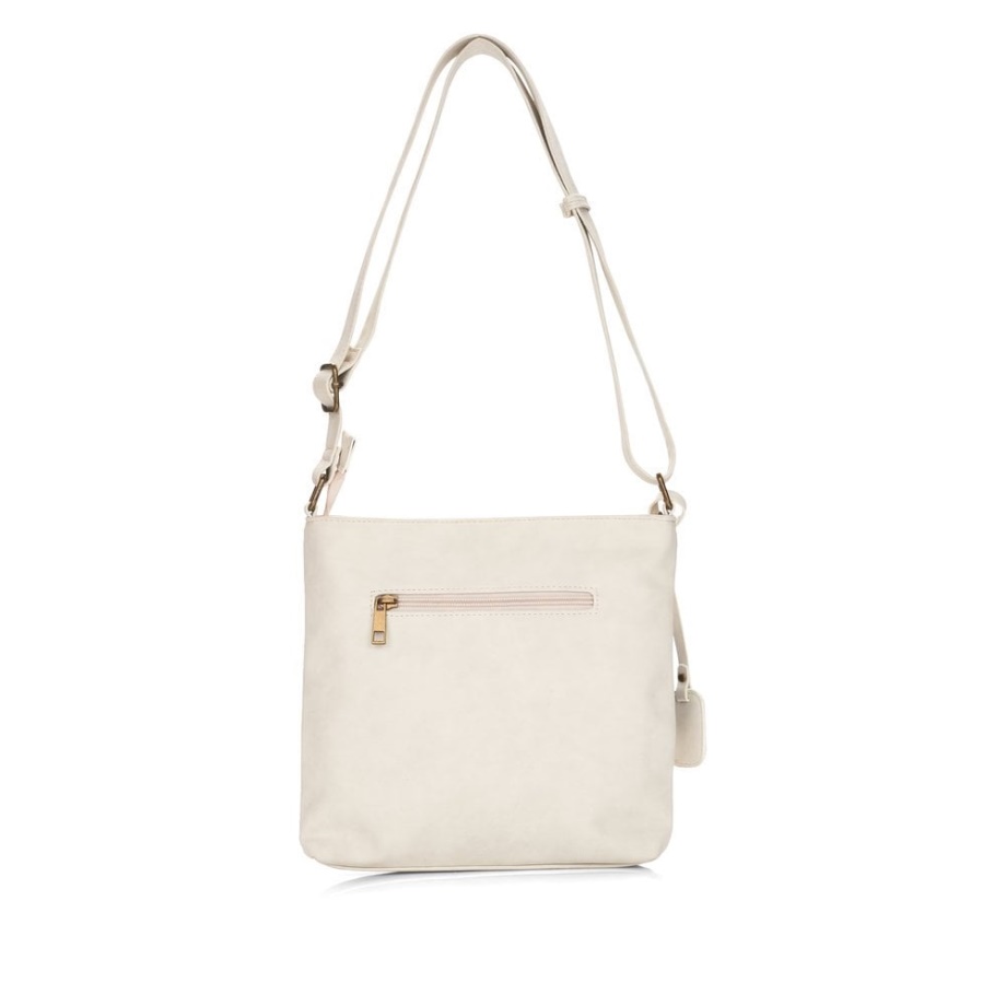 Rieker Remonte Q0704-60 Damska Beżowa Torba Na Suwak Beżowa