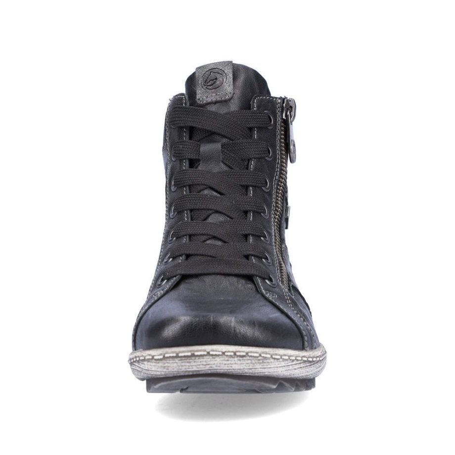 Buty Rieker Remonte R1484 Damskie Czarne