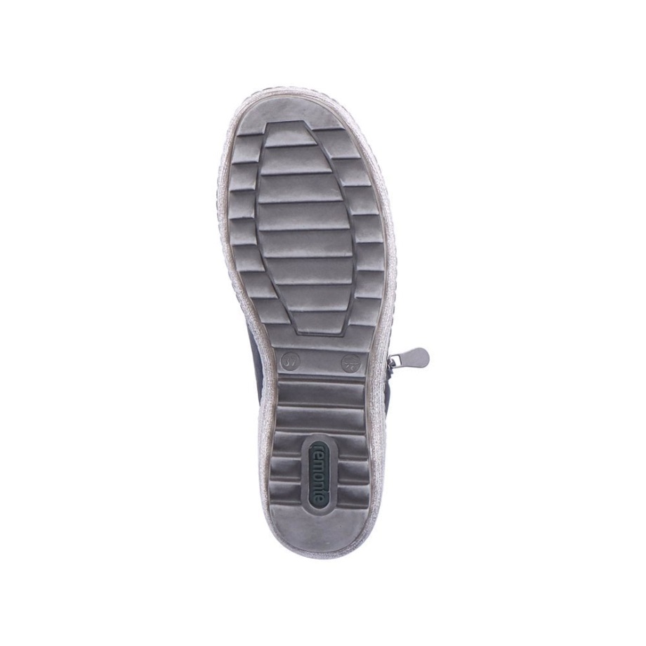 Buty Rieker Remonte R1484 Damskie Czarne