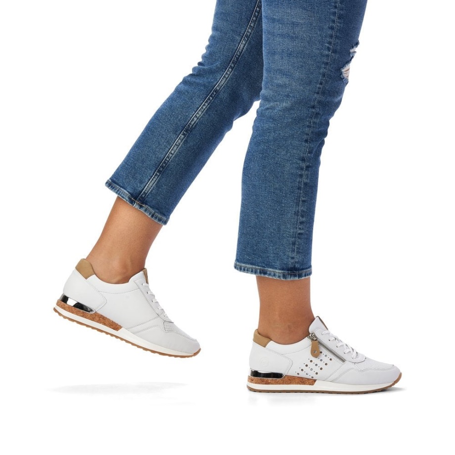 Buty Damskie Rieker Remonte R2536 Białe