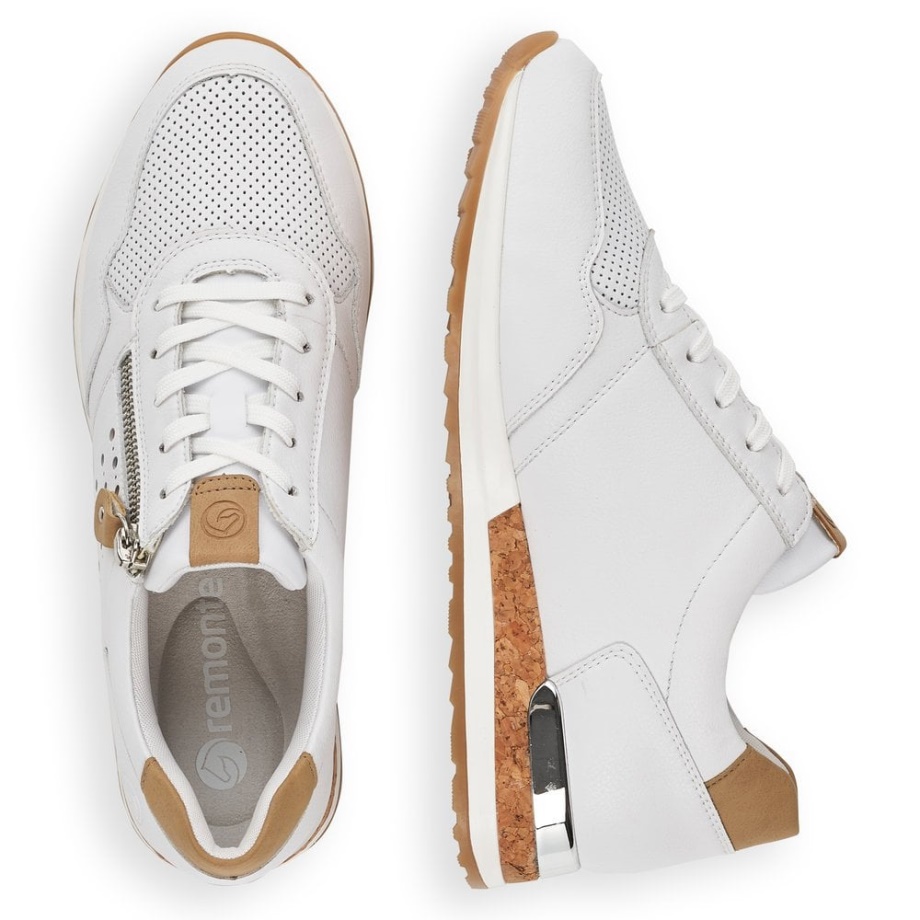 Buty Damskie Rieker Remonte R2536 Białe