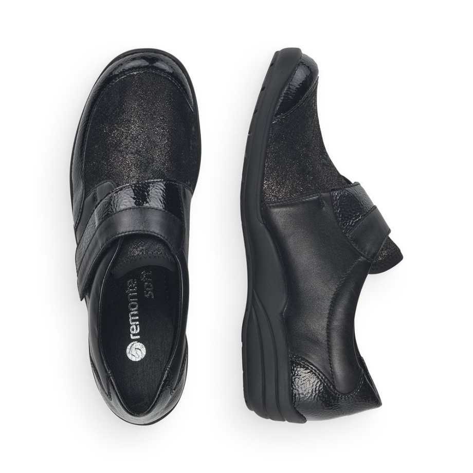 Buty Rieker Remonte R7600 Damskie Czarne