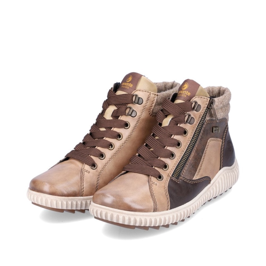 Buty Damskie Rieker Remonte R8271 Brązowe