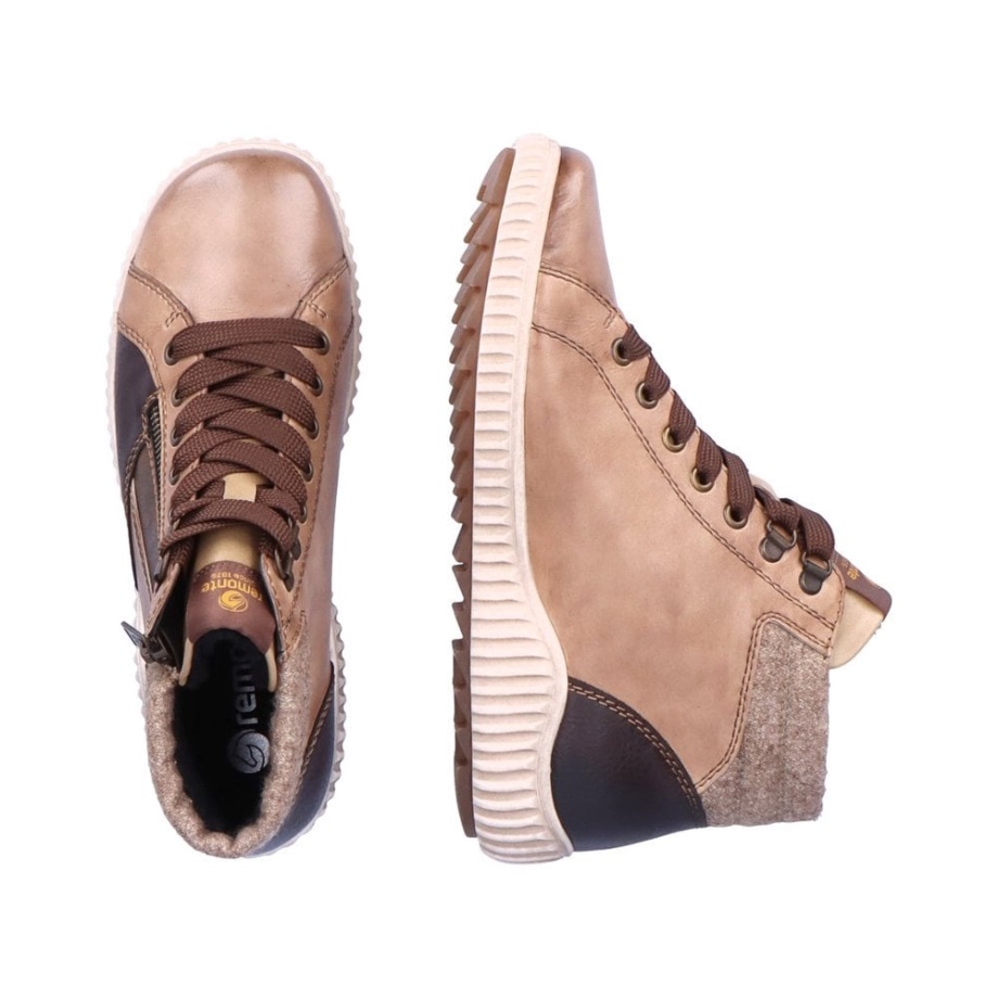 Buty Damskie Rieker Remonte R8271 Brązowe