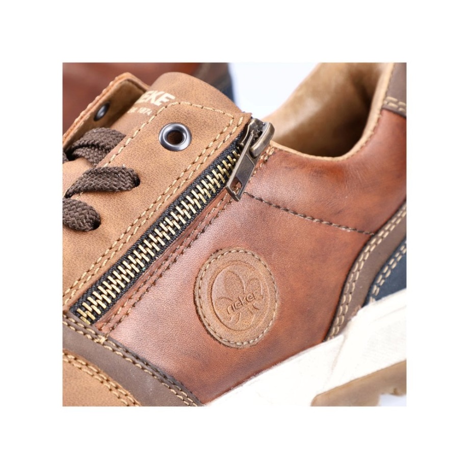 Rieker 15130 Męskie Buty Metaliczne