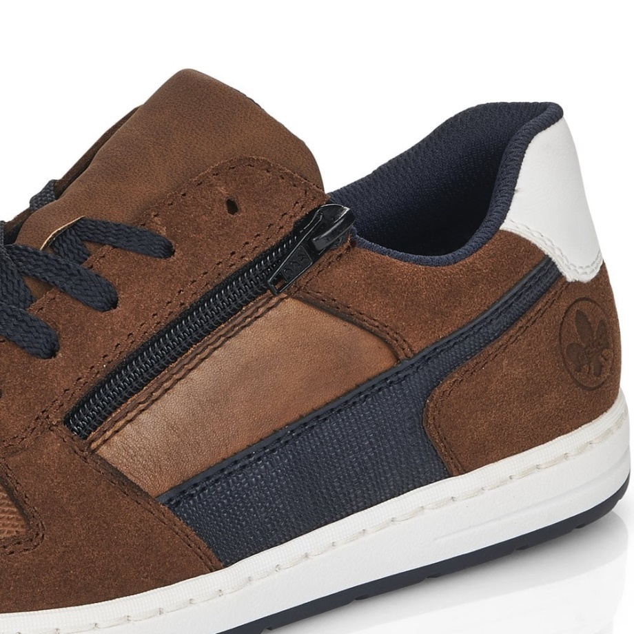 Buty Męskie Rieker 18200 Brązowe