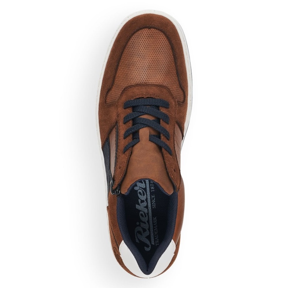 Buty Męskie Rieker 18200 Brązowe