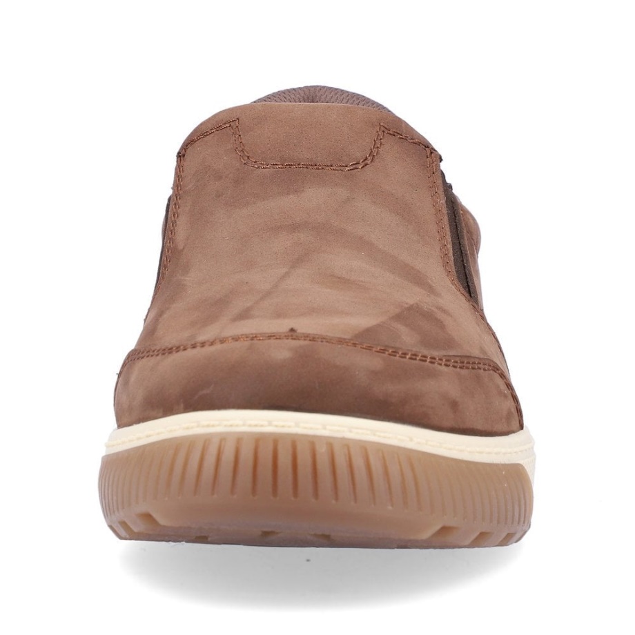 Rieker 18951 Męskie Buty Wsuwane Brązowe