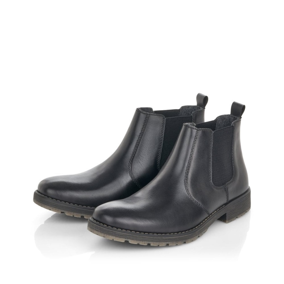 Buty Rieker 33354 Męskie Czarne