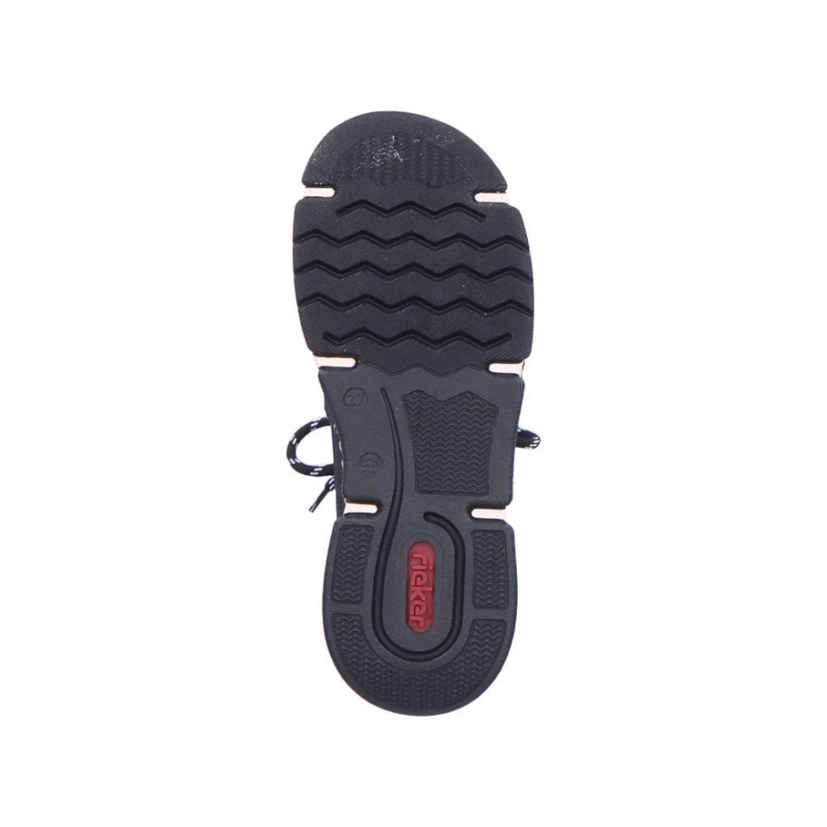Rieker 45913 Damskie Buty Na Co Dzień W Kolorze Czarnym