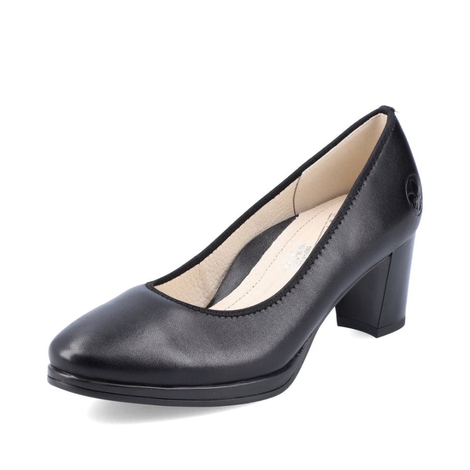 Rieker 49560 Damskie Czarne Buty