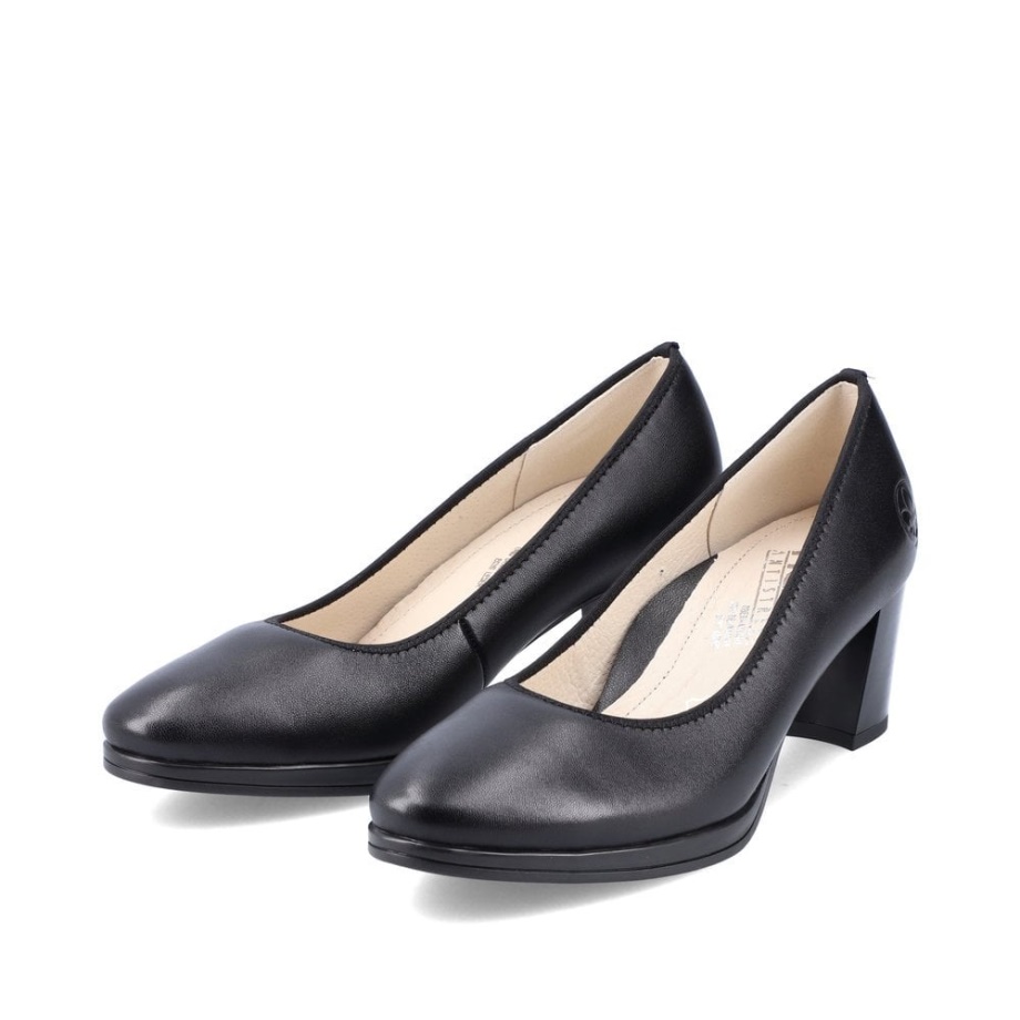 Rieker 49560 Damskie Czarne Buty