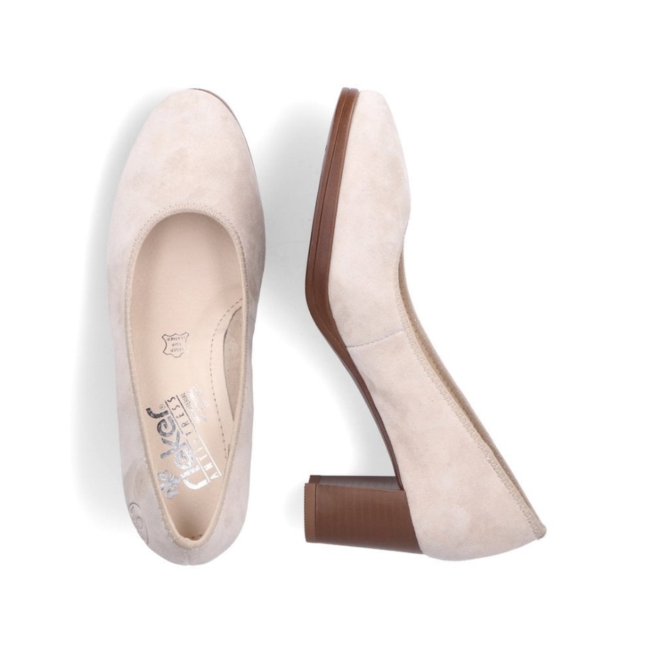 Buty Damskie Rieker 49560 Beżowe