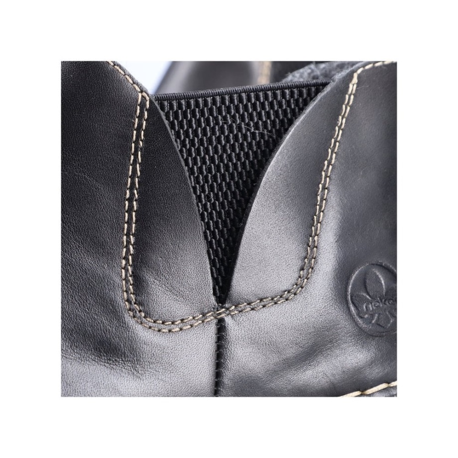 Rieker 52553 Buty Damskie Czarne
