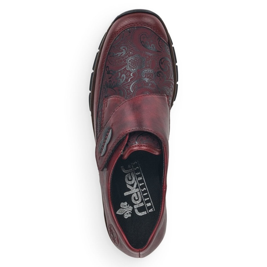 Damskie Buty Rieker 537c0 Czerwone