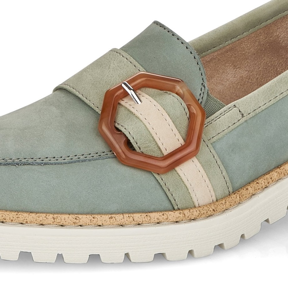 Rieker 54864 Buty Damskie Zielone