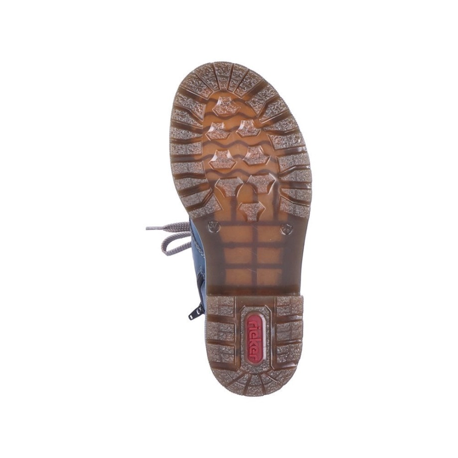 Rieker 78240 Buty Damskie Niebieskie