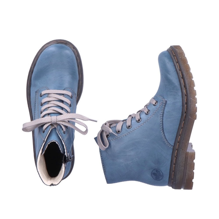 Rieker 78240 Buty Damskie Niebieskie