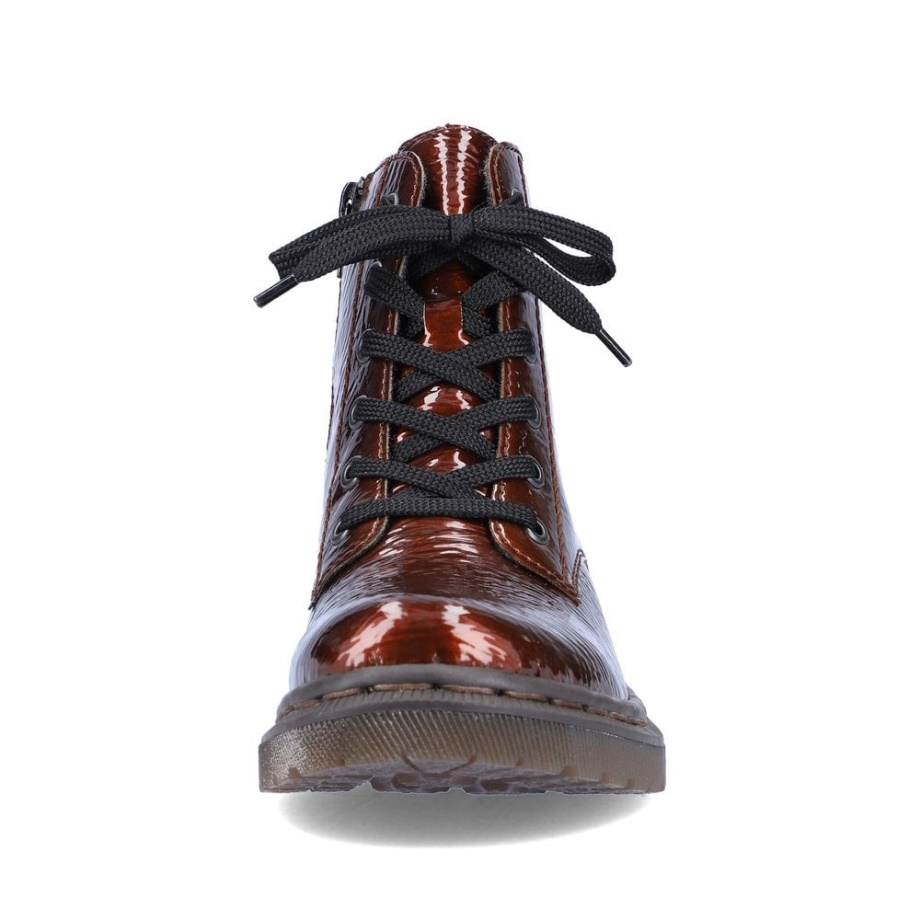 Rieker 78240 Kozaki Damskie Brązowe