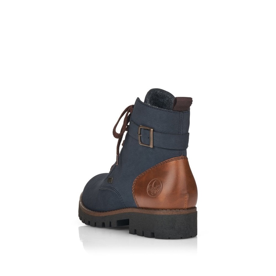 Rieker 78502 Buty Damskie Niebieskie