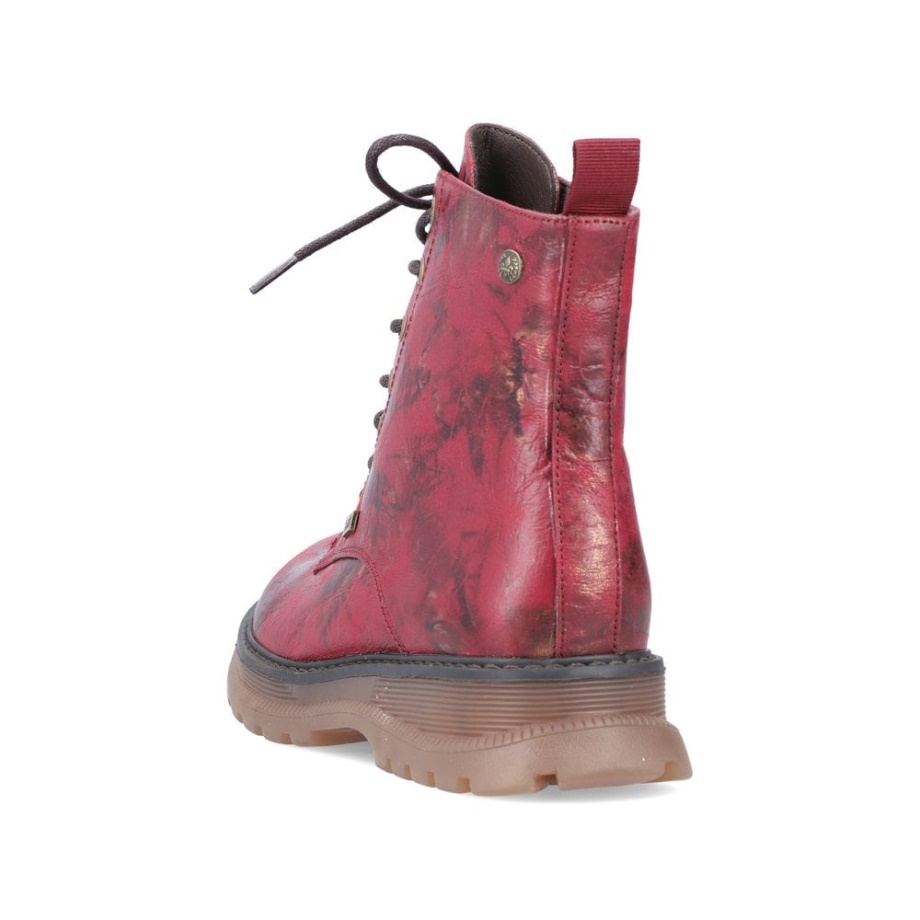 Rieker 92810 Buty Damskie Czerwone