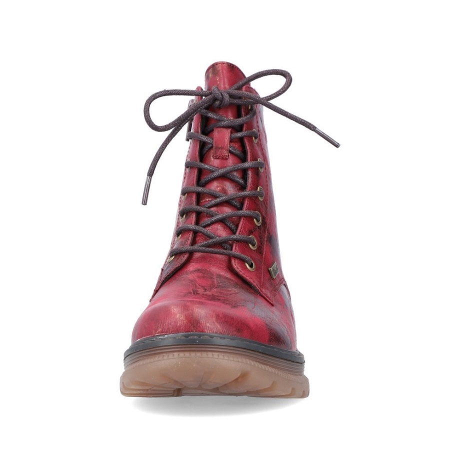 Rieker 92810 Buty Damskie Czerwone