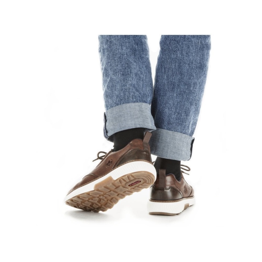Buty Męskie Rieker B3301 Brązowe