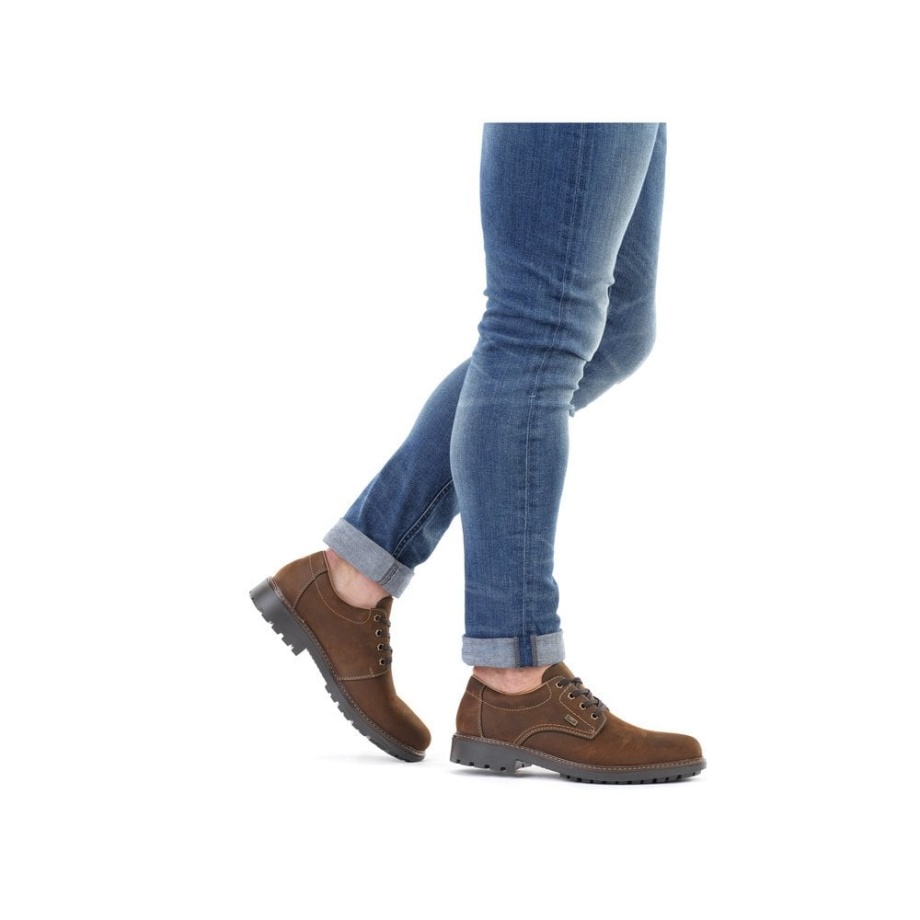 Buty Męskie Rieker B4610 Brązowe