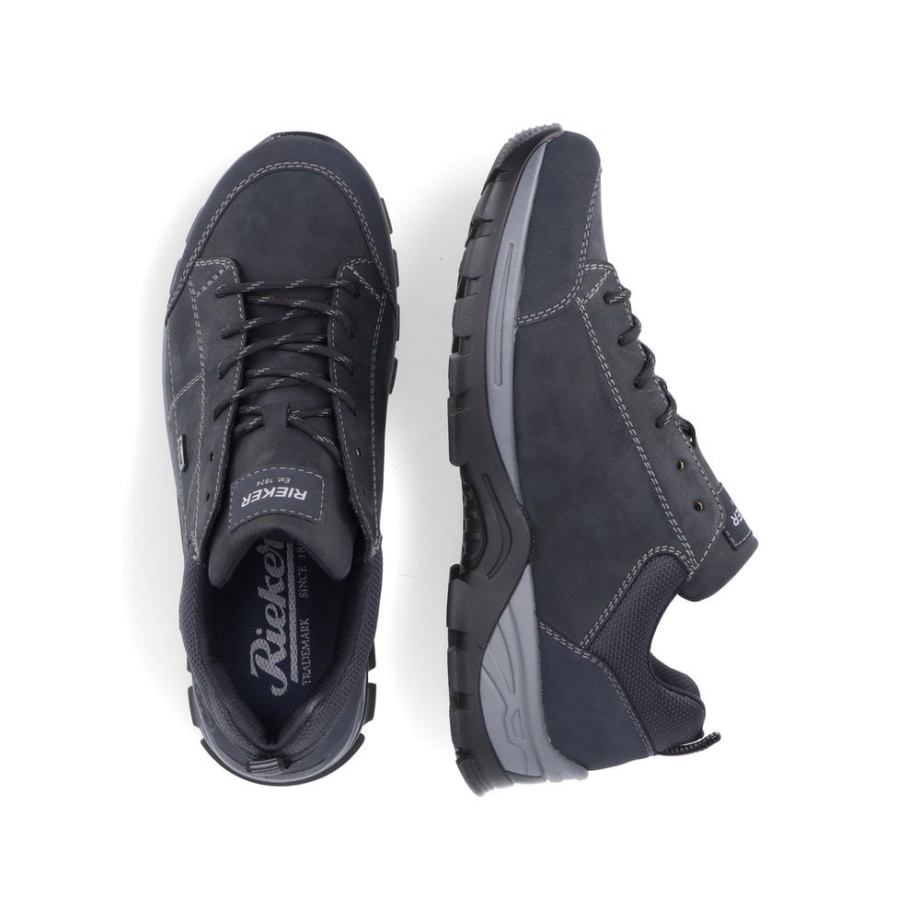 Buty Męskie Rieker B6803 Niebieskie