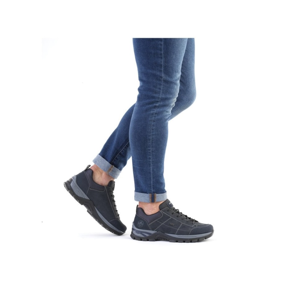 Buty Męskie Rieker B6803 Niebieskie