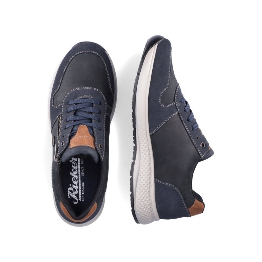 Buty Męskie Rieker B7613 Niebieskie