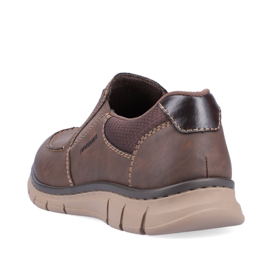 Buty Męskie Rieker B7756 Brązowe