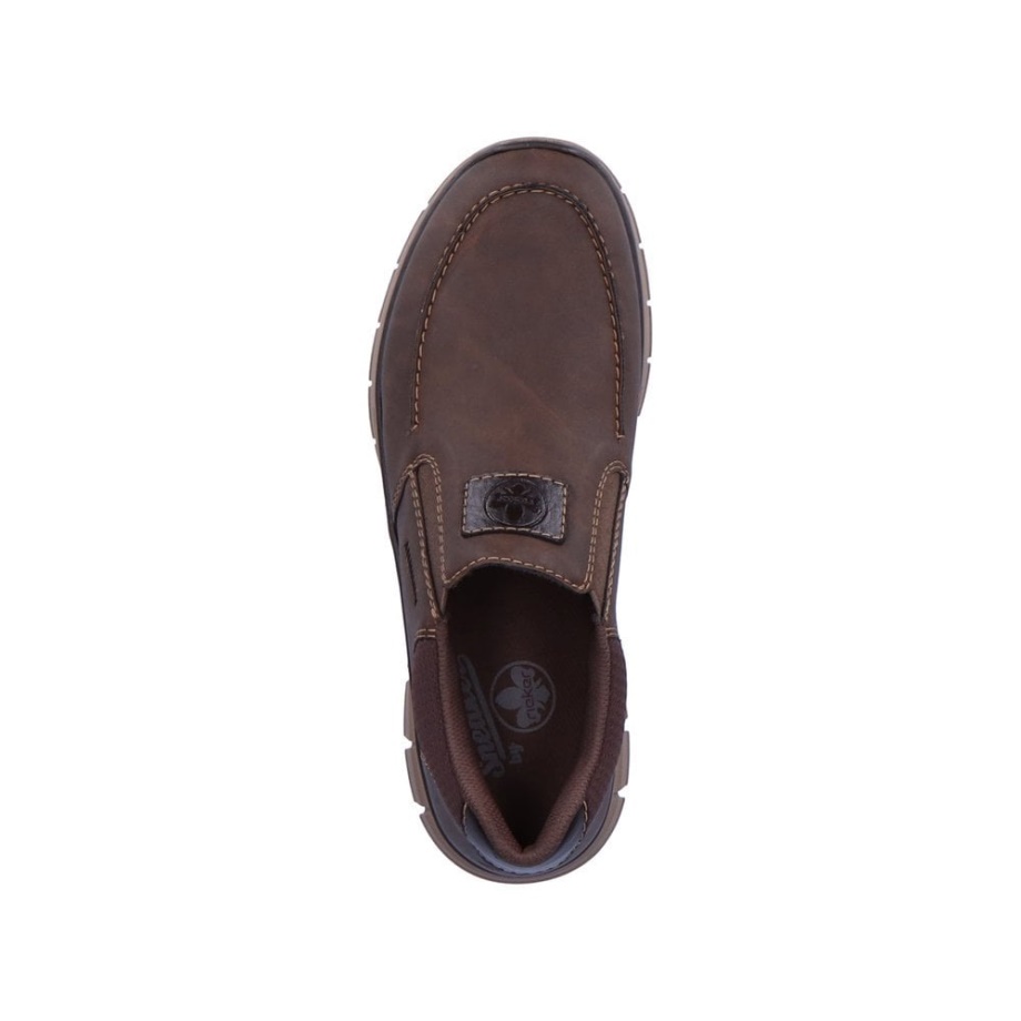 Buty Męskie Rieker B7756 Brązowe