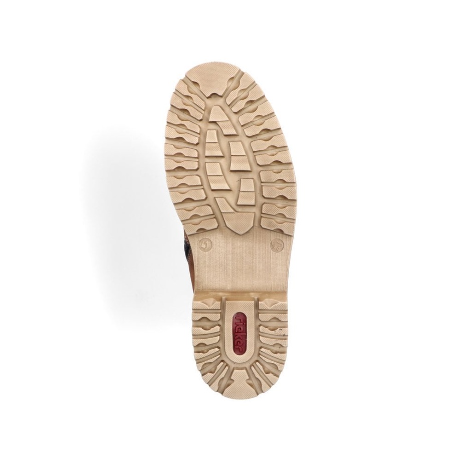 Buty Męskie Rieker F3650 Brązowe