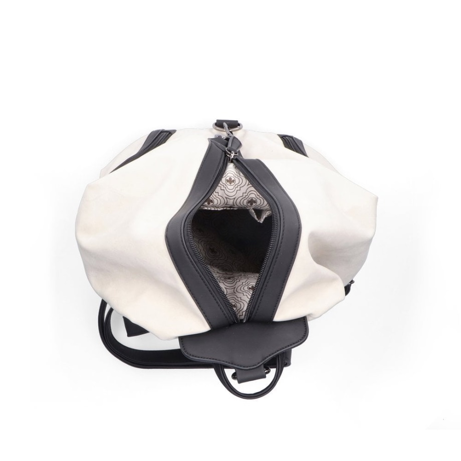 Rieker H1055-80 Damska Biała Torebka Na Suwak Biała