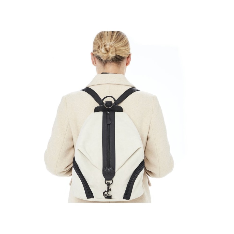 Rieker H1055-80 Damska Biała Torebka Na Suwak Biała