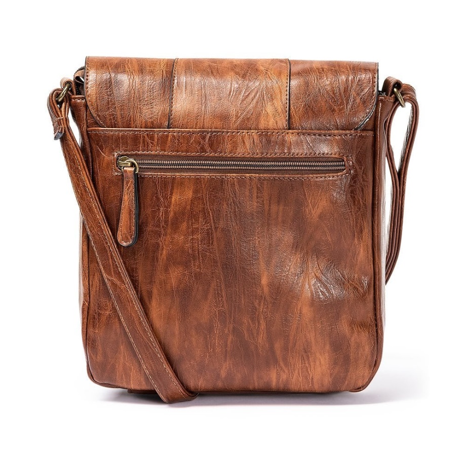 Rieker H1120-22 Damska Brązowa Torebka Brązowa