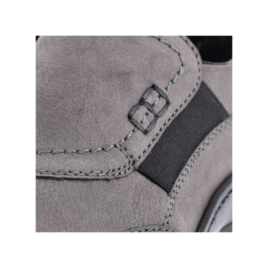 Rieker L1791 Damskie Buty Wsuwane Szare