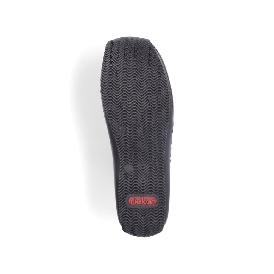 Rieker L1791 Damskie Buty Wsuwane Szare