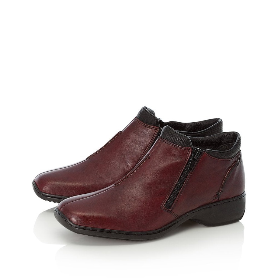 Rieker L3882 Buty Damskie Czerwone