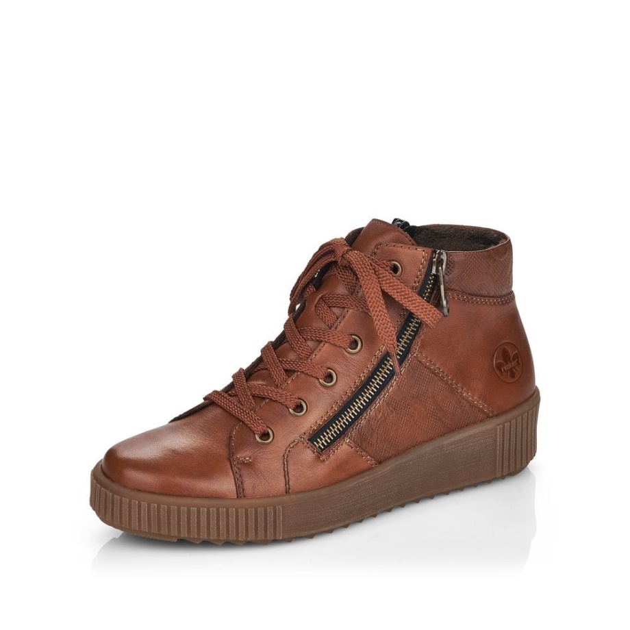 Rieker M6434 Buty Damskie Brązowe