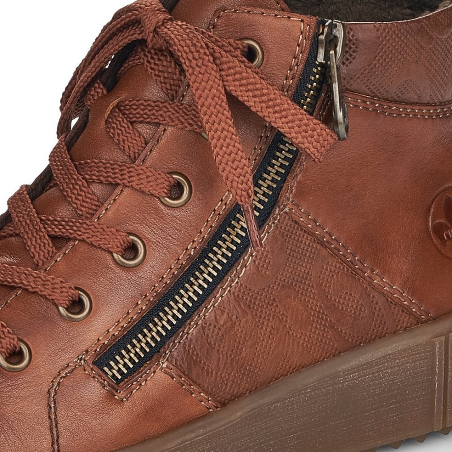 Rieker M6434 Buty Damskie Brązowe