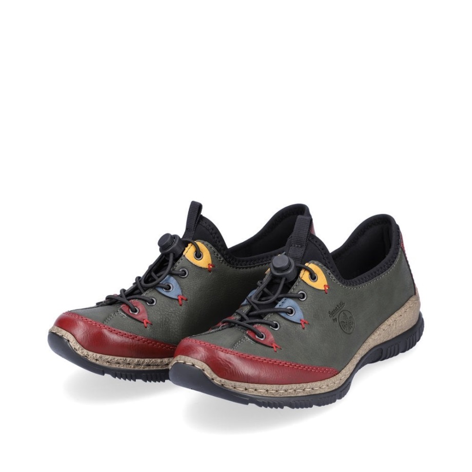 Buty Rieker N3271 Damskie Zielone