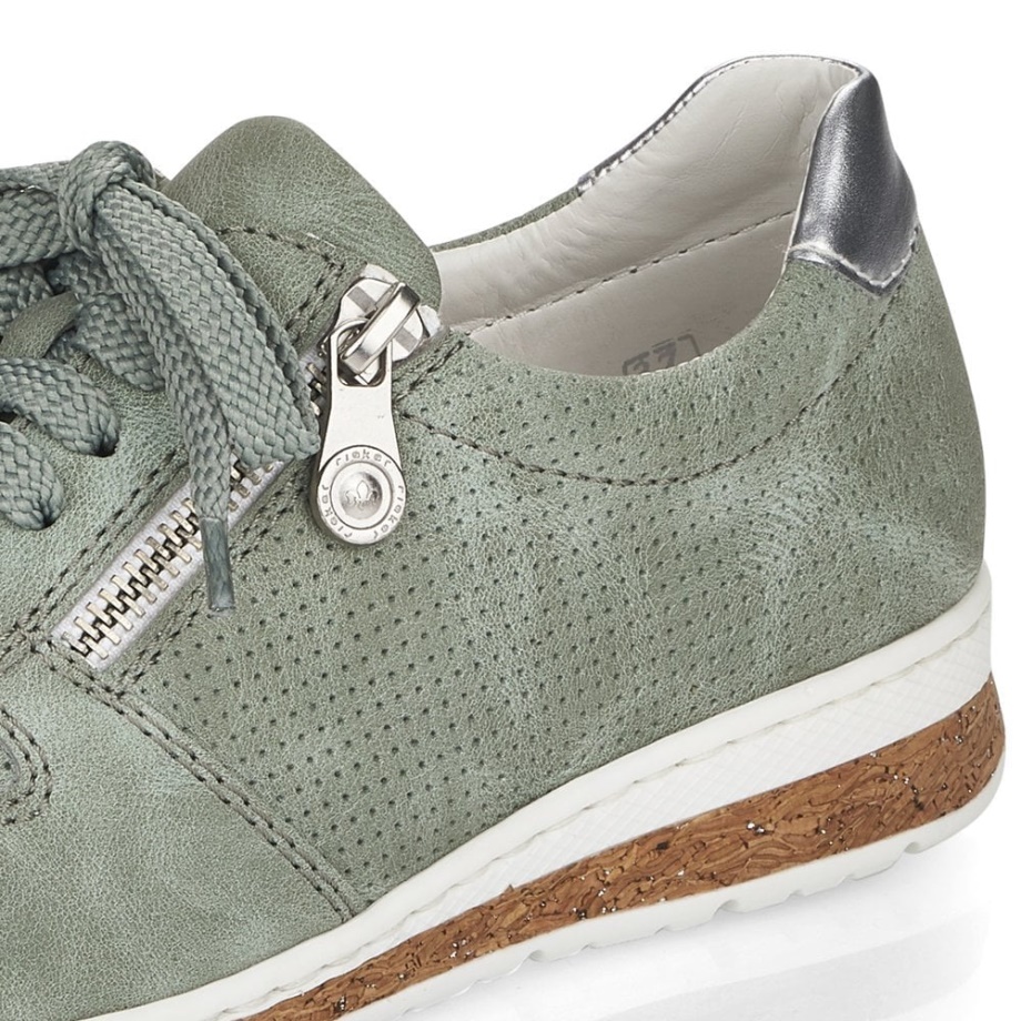 Buty Damskie Rieker N5127 Zielone