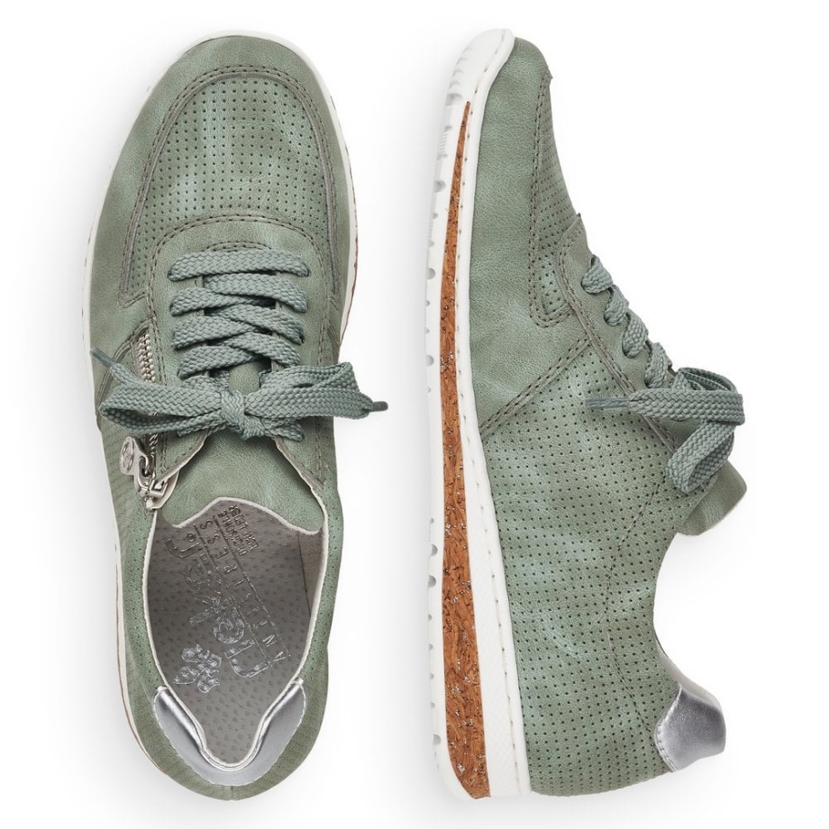 Buty Damskie Rieker N5127 Zielone