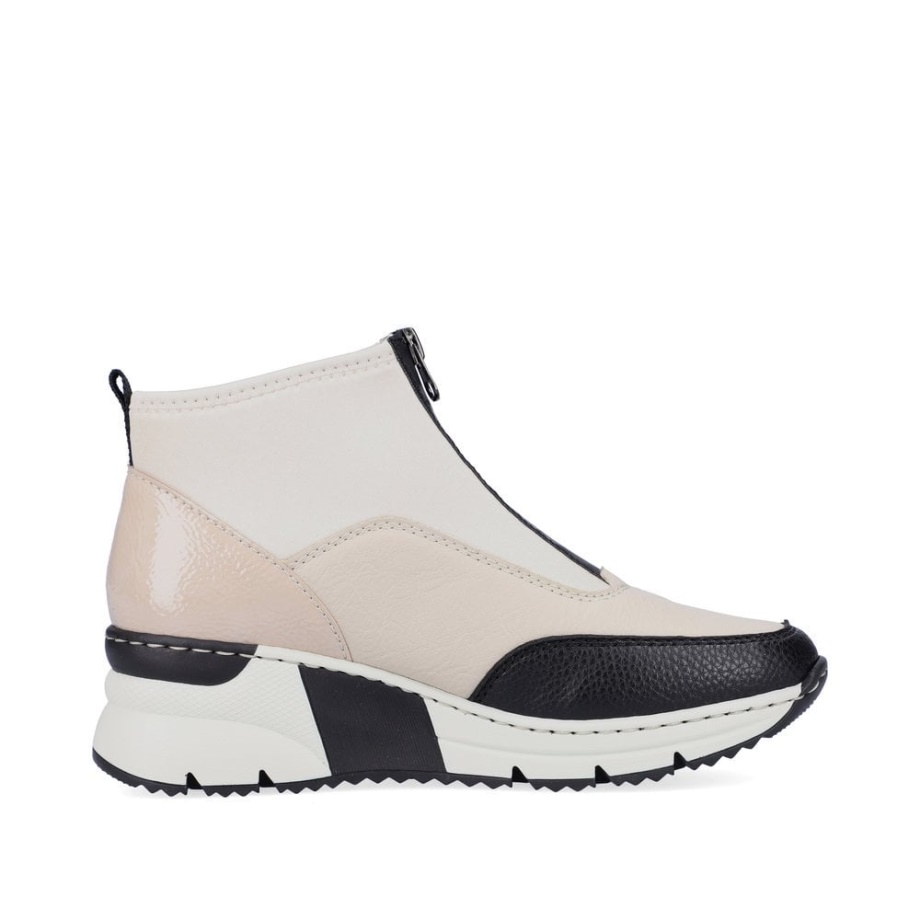 Kozaki Rieker N6352 Beżowe