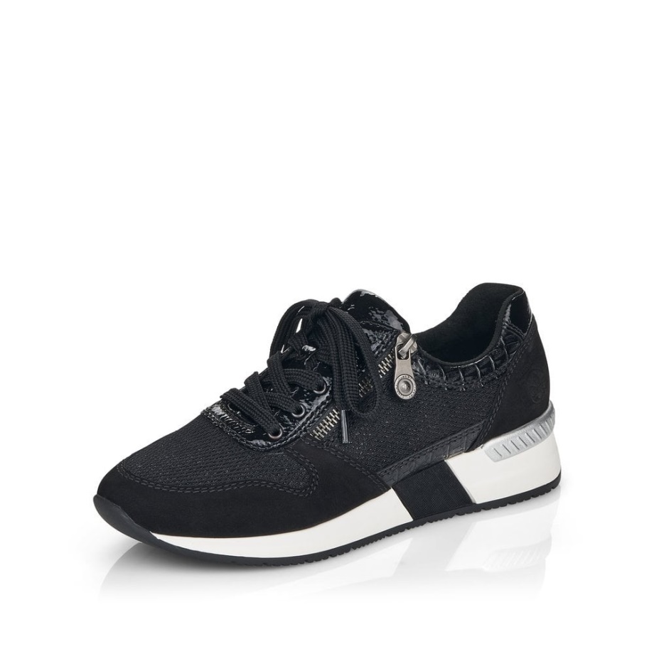 Damskie Buty Rieker N7623 Czarne